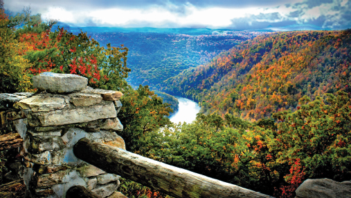 Coopers Rock is a favorite tourist destination with a magnificent virgin - photo 10