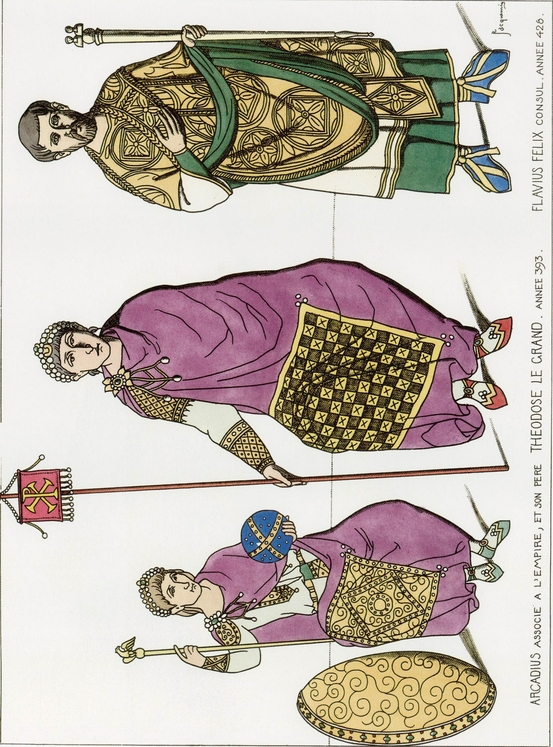 PLATE 3 Arcadius Associate of the Empire and his father Theodosius the - photo 4