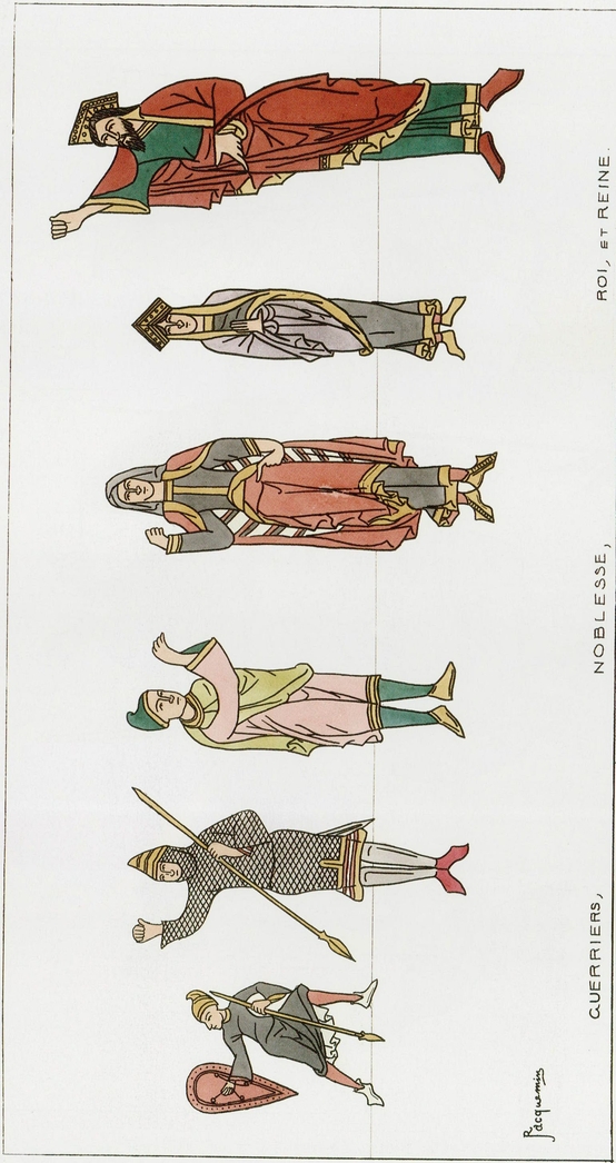 PLATE 12 9th and 10th Century Persons of the Carolingian Epoch Warriors - photo 13