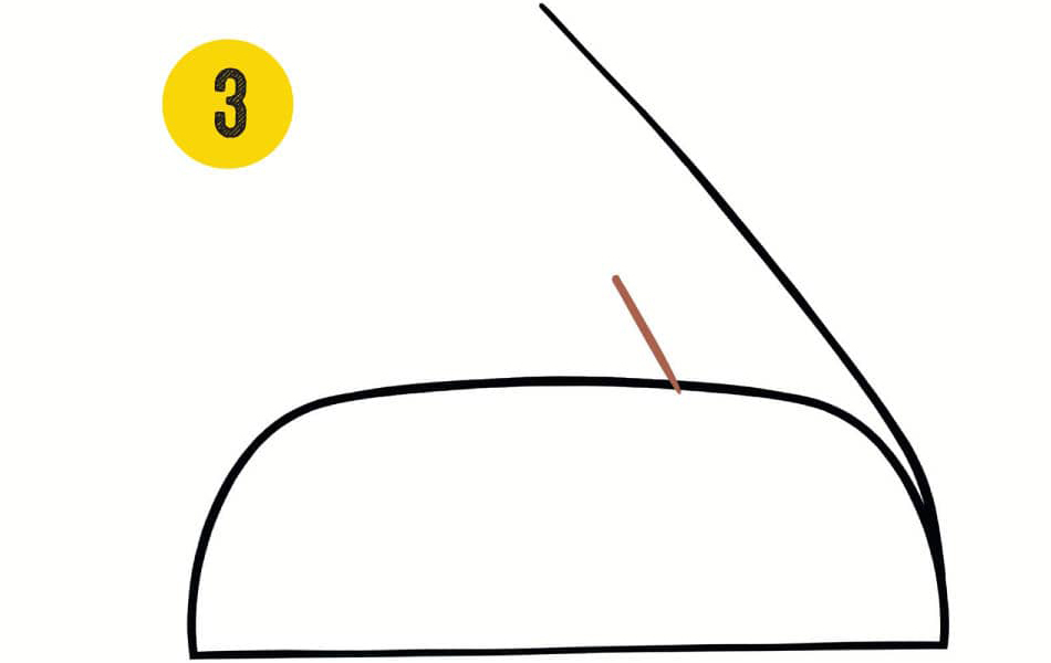 Adjust your lines now if you need to The lines that cross on top are the tops - photo 24