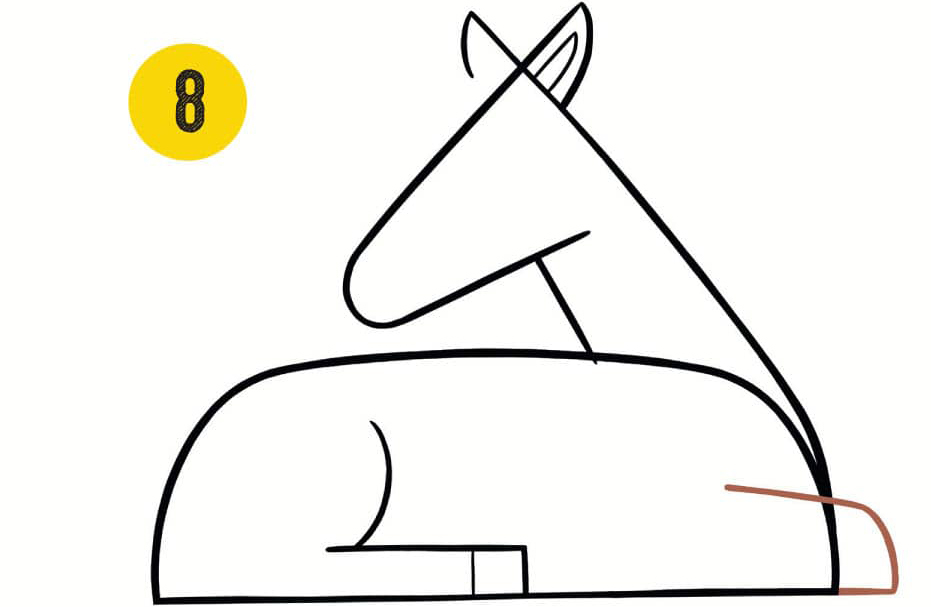 Horses Ponies Learn to draw using basic shapesstep by step - photo 29