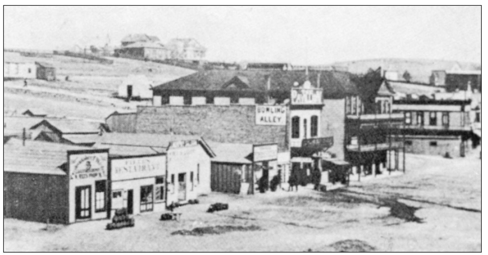 This c 1880 view is looking south across the 100 block of North Alameda - photo 3