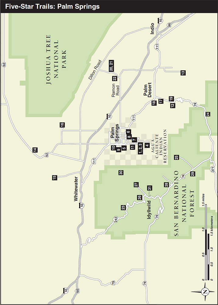 Overview Map Key Indian Canyons Palm Springs Other Desert Cities Coachella - photo 2