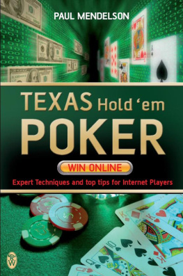 Paul Mendelson Texas Holdem Poker: Win Online