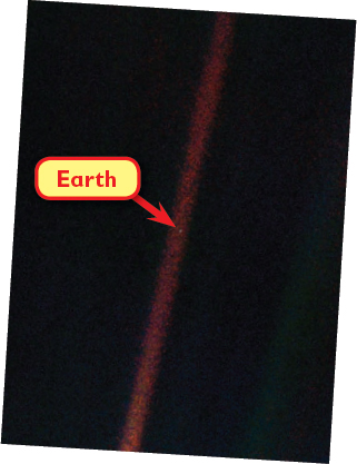 This view of Earth became known as the Pale Blue Dot It was captured by the - photo 5