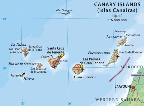 Canary Islands Introduction With peninsular Spain over 1500 watery km 930 - photo 1