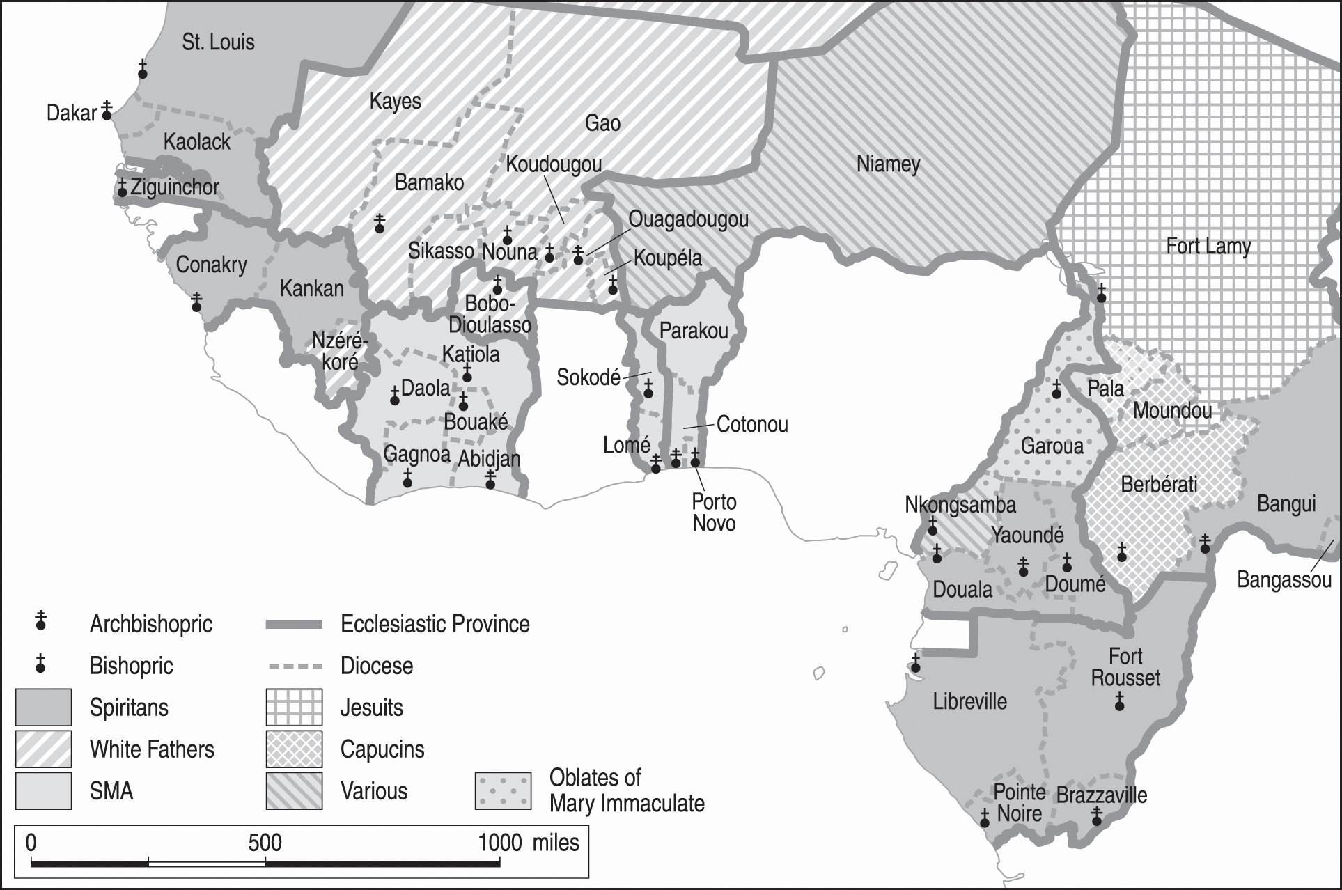 Ecclesiastical boundaries in French Africa I T WAS PRECISELY WHAT the - photo 7