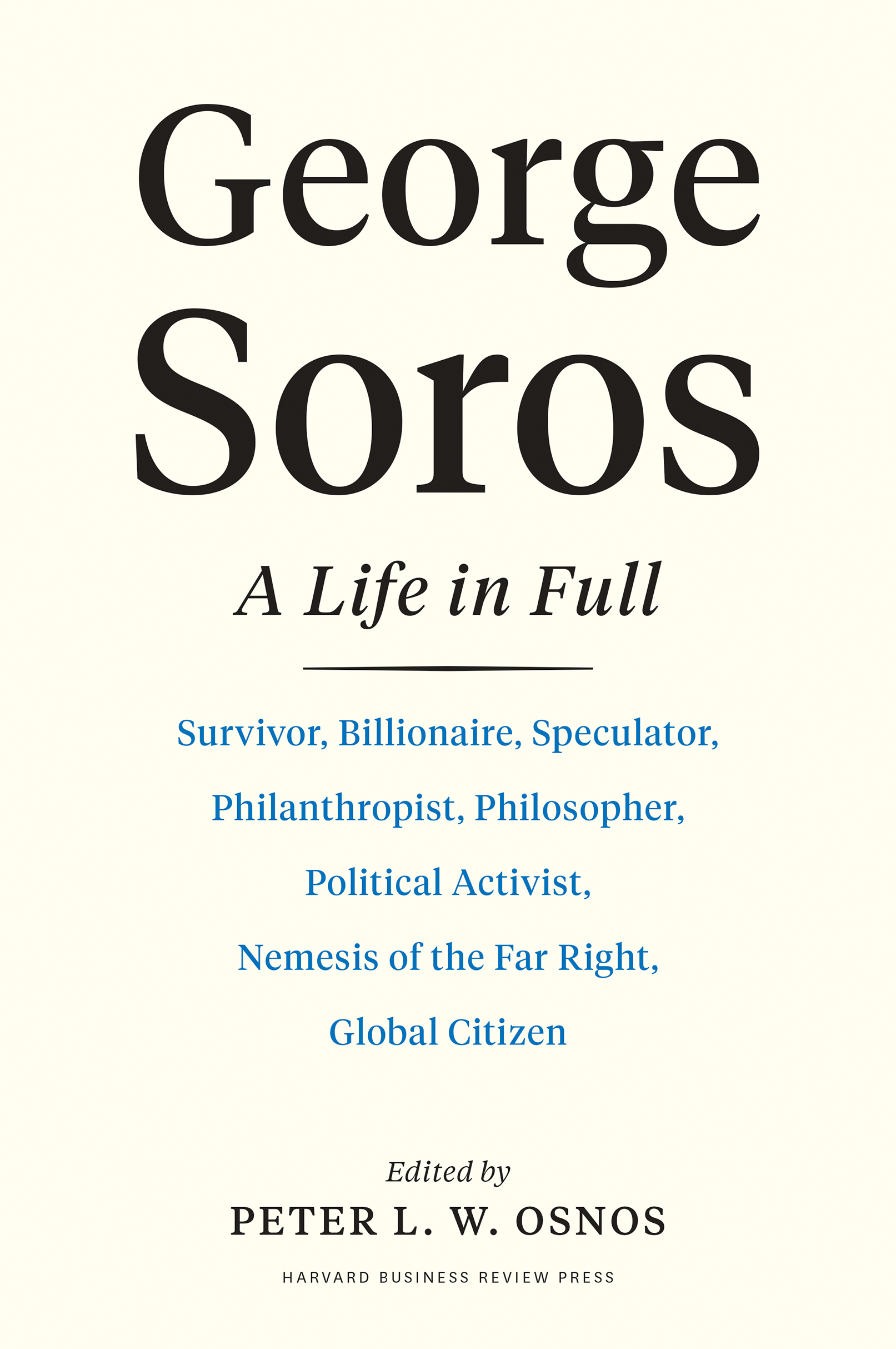 George Soros A Life in Full - image 1