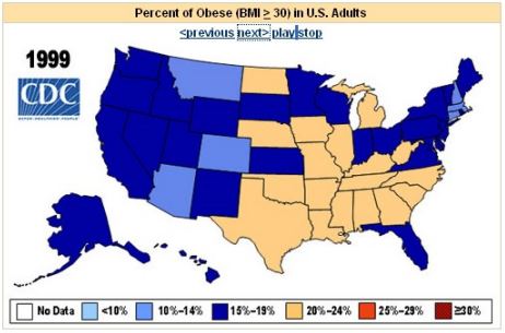 Now there isnt a state with a lower adult obesity rate more than 10 and - photo 4