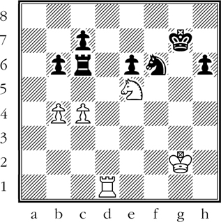 Black to move Here Whites last move was Nf3-e5 attacking Blacks rook on c6 - photo 4