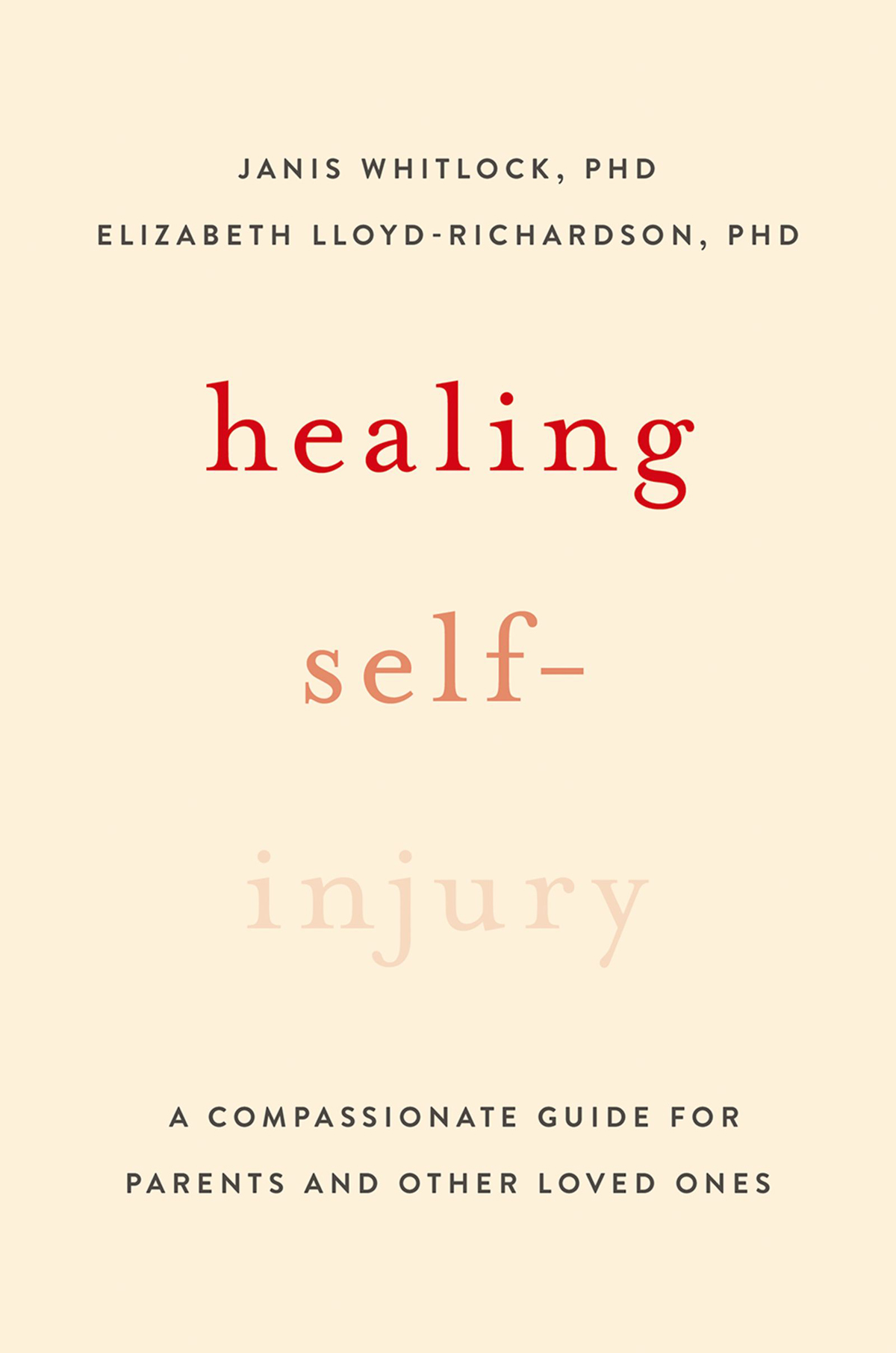 Advance Praise for Healing Self-Injury Whitlock and Lloyd-Richardson have - photo 1