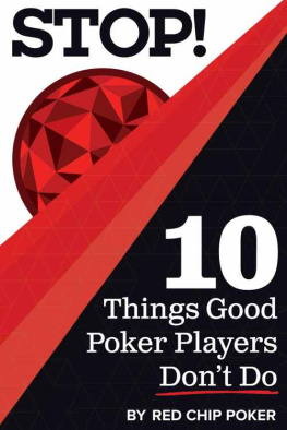 Ed Miller - STOP! 10 Things Good Poker Players Dont Do