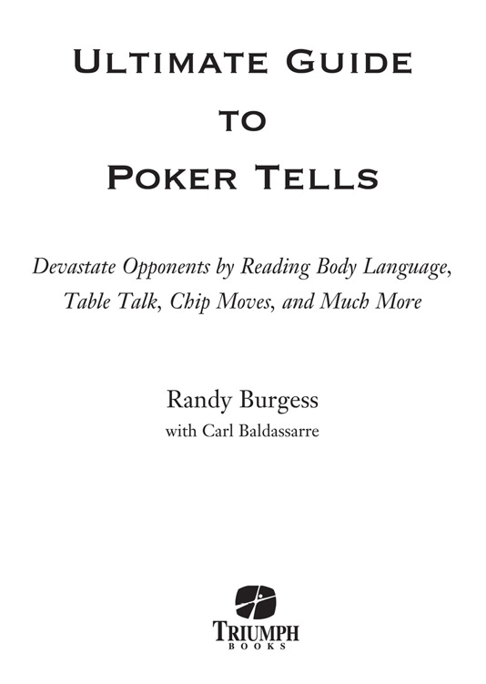 Contents Acknowledgments To the Boiceville school for teaching me what poker - photo 1