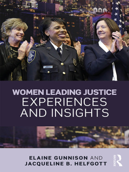 Elaine Gunnison - Women Leading Justice: Experiences and Insights