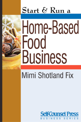 Mimi Shotland Fix Start & Run a Home-Based Food Business