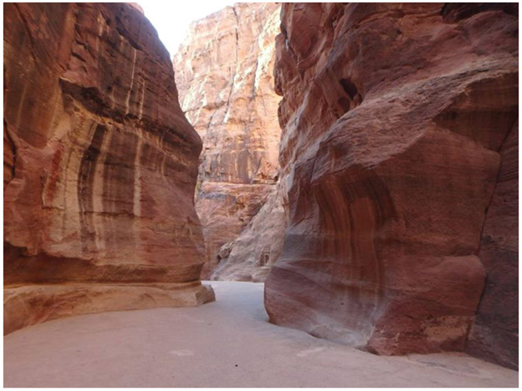 The Siq at Petra Photo courtesy of the author The stunning Treasury at - photo 3