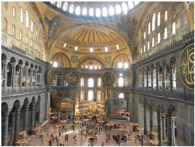 The interior of the Hagia Sofia in our modern age ThingsToDoEverywherecom - photo 14