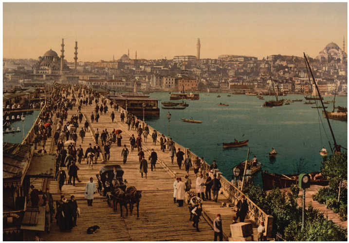 Galata Bridge Istanbul circa 1890 what the city still looked like more or - photo 15