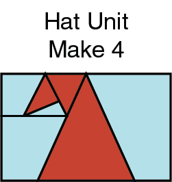 Figure 2 Sew D rectangles to opposite sides of unit C to make a beard unit as - photo 11