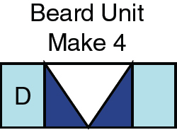 Figure 3 Referring to sew one hat unit to one beard unit to make a gnome - photo 12