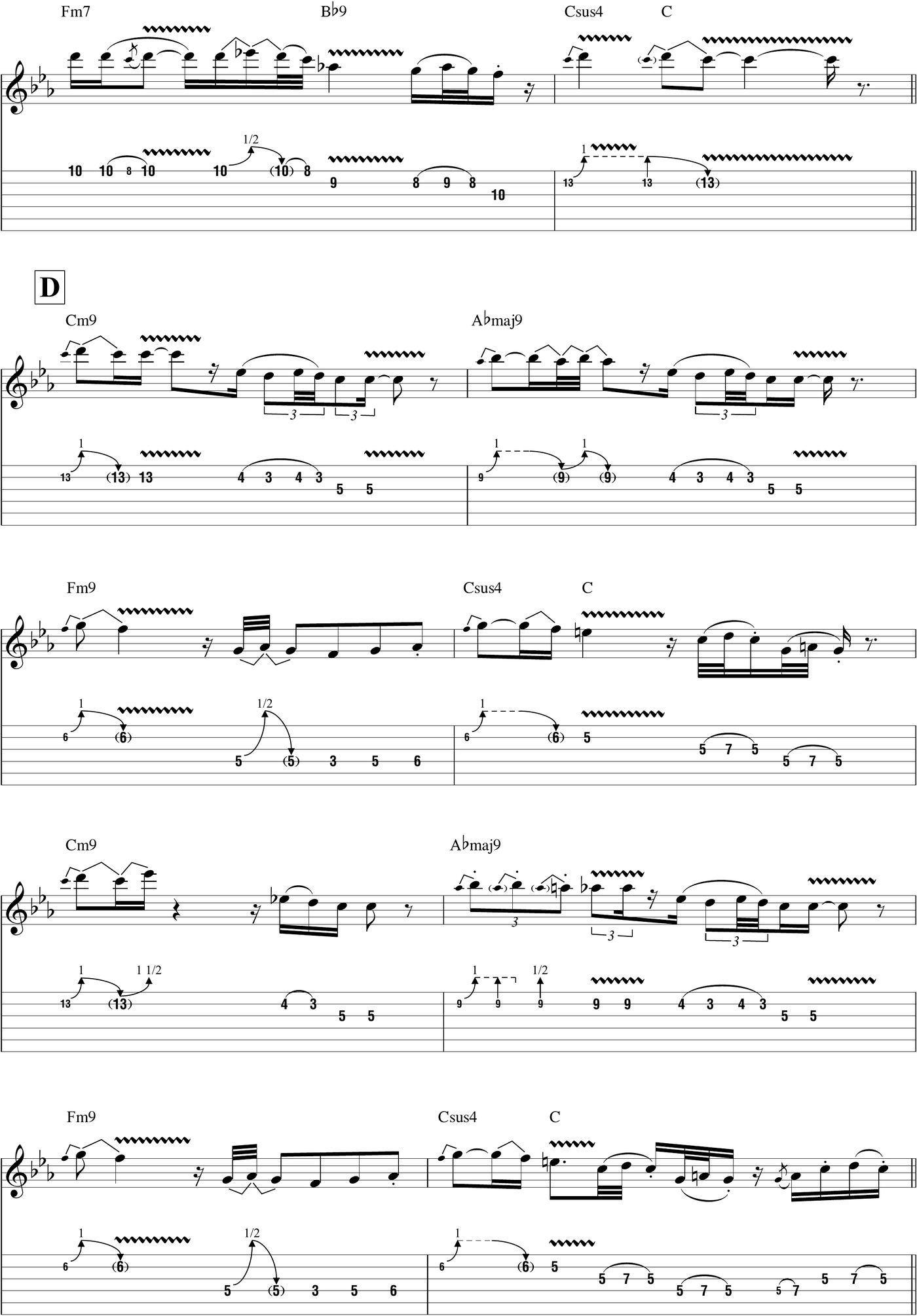 Smooth Jazz Guitar Play-Along Volume 124 - photo 25