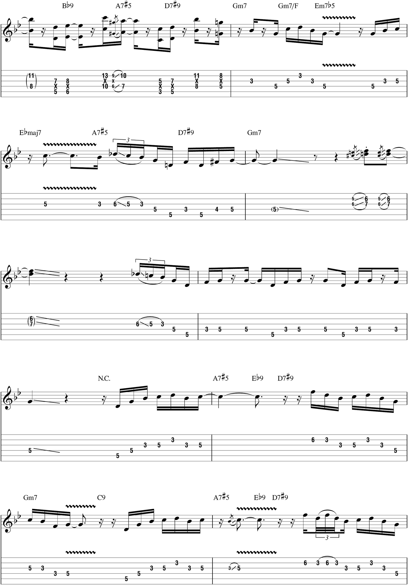 Smooth Jazz Guitar Play-Along Volume 124 - photo 32