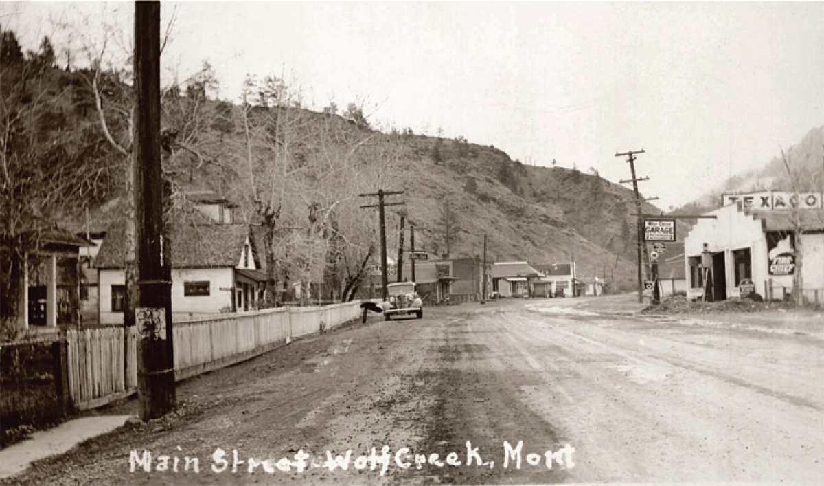 Postcard of Wolf Creek Montana circa 1940 George C Croonenberghs master - photo 13