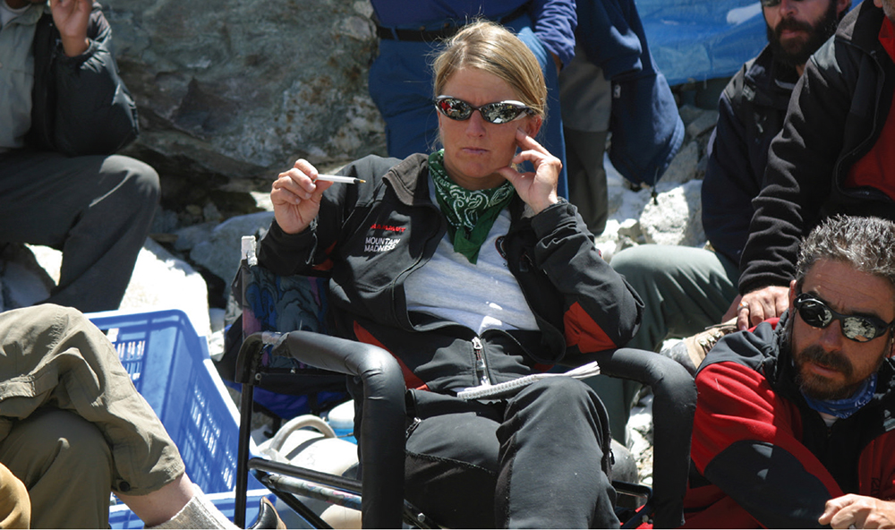 Chris in a moment of contemplation at Everest Base Camp Mountain Madness - photo 11