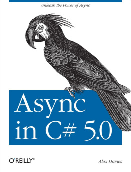 Alex Davies Async in C# 5.0