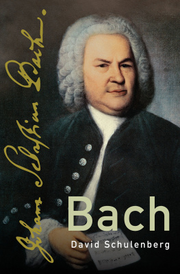 David Schulenberg - Bach