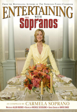 Carmela Soprano Entertaining with the Sopranos