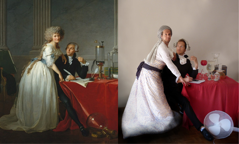 Jacques-Louis David Antoine Laurent Lavoisier 17431794 and His Wife Marie - photo 22