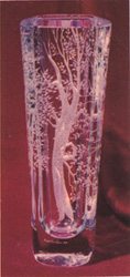 Tree Vase Thick-walled vase with beveled top The small branches and leaves - photo 5