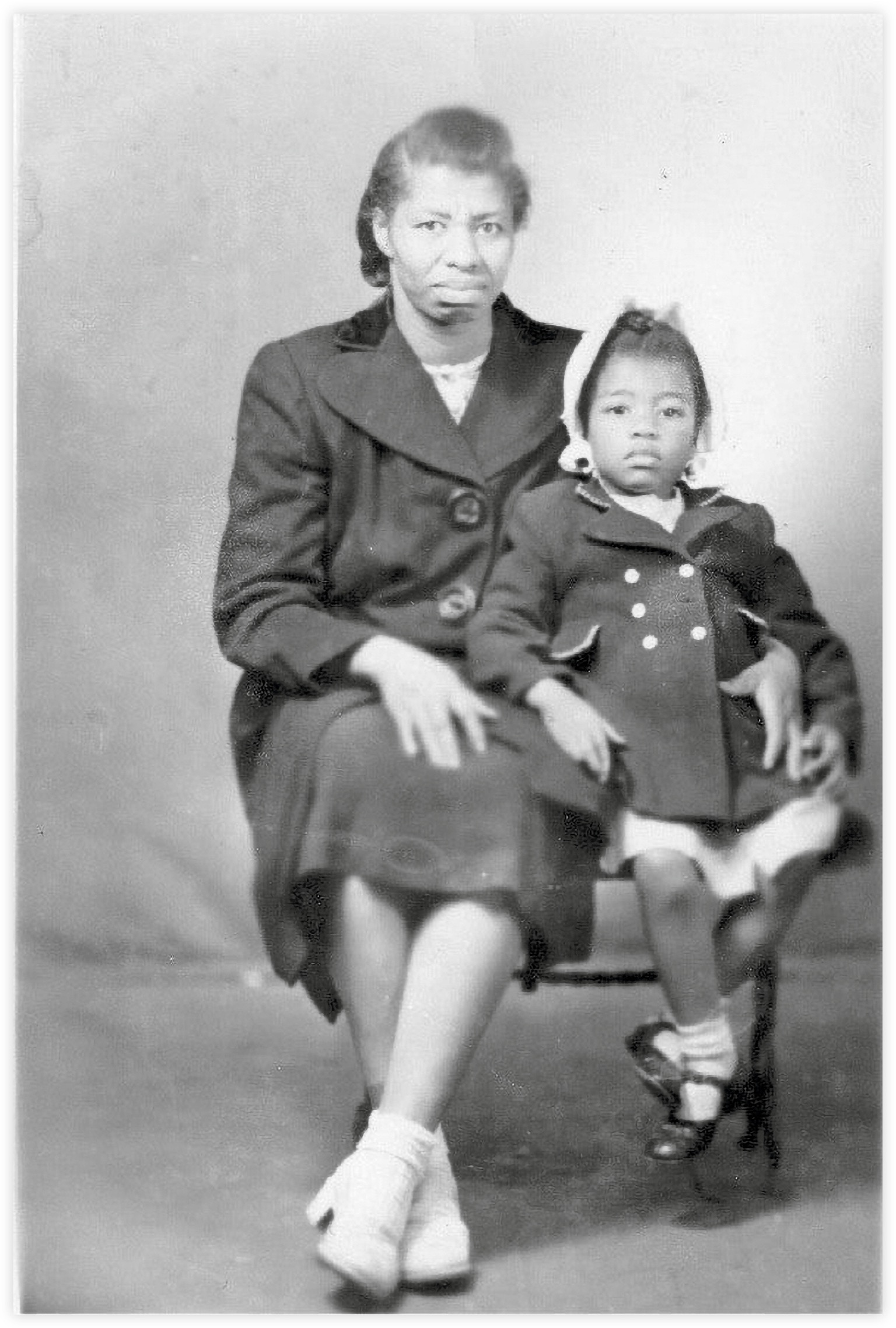 Octavia Estelle with her mother Octavia Margaret in 1951 when she was four - photo 5