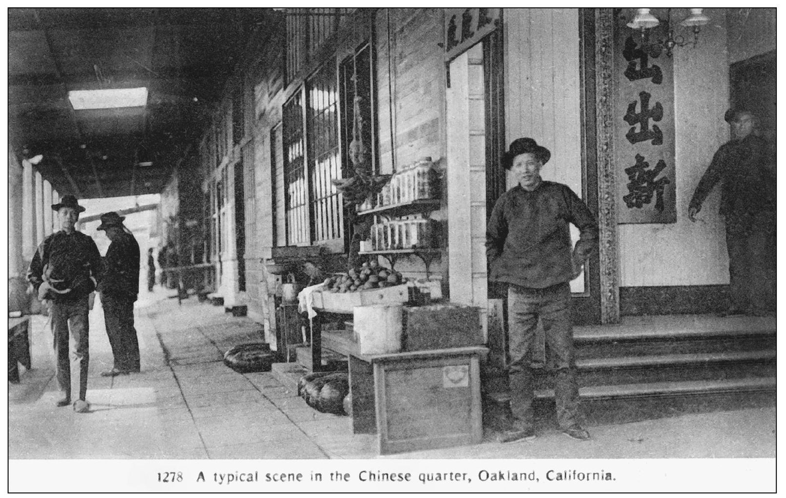 This postcards caption reads A typical scene in the Chinese quarter Oakland - photo 4