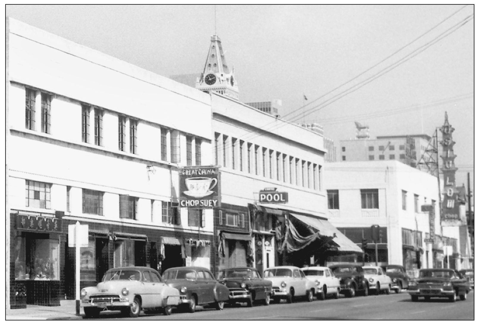 A 1958 view of Webster Street looking north toward Eighth Street shows the - photo 9