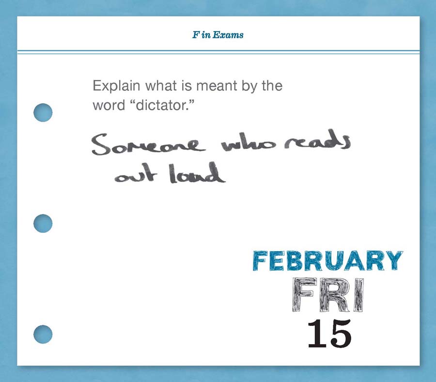 2013 Daily Calendar - F in Exams - photo 41