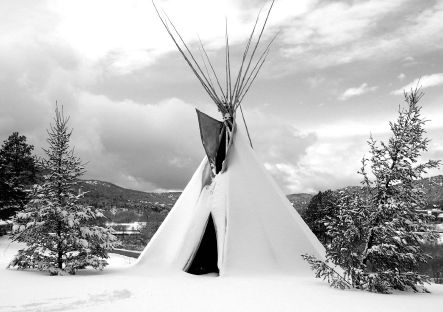 The Apaches gathered about the campfires within the teepees in winter to hear - photo 2