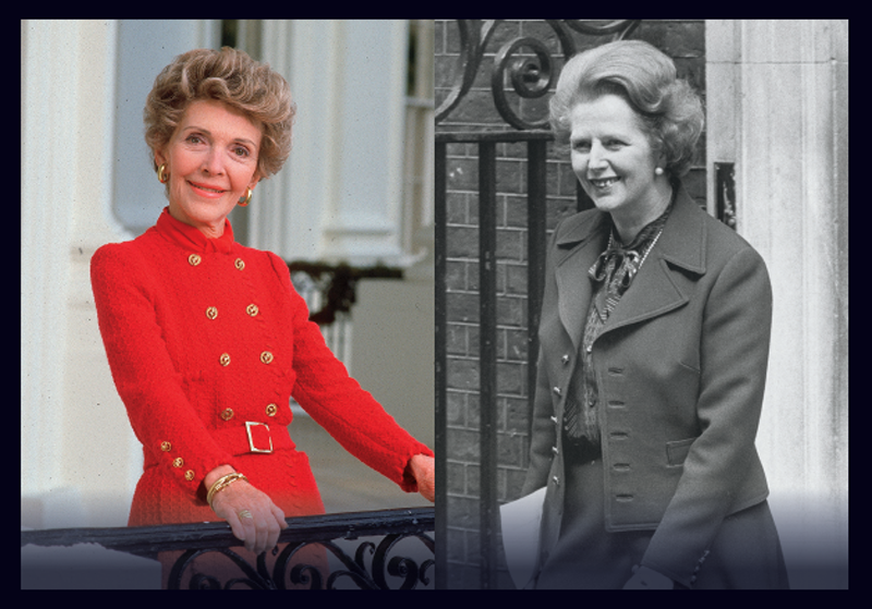 NANCY REAGAN MARGARET THATCHER A woman could be feminine and in charge at the - photo 9