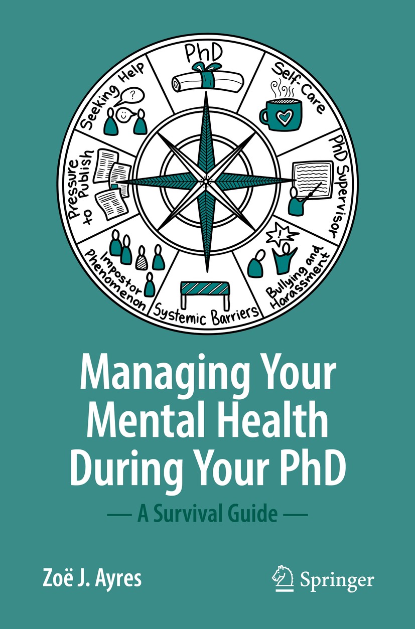 Book cover of Managing your Mental Health during your PhD Zo J Ayres - photo 1