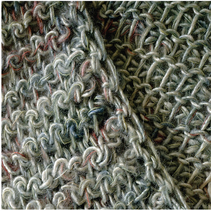 Scarf With 1 strand of Tao and 1 strand of Parisienne held together ch 12 - photo 2