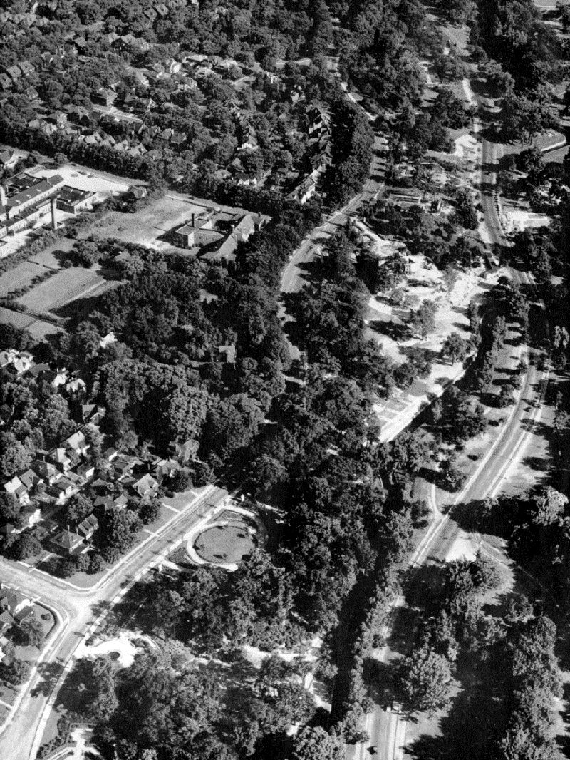 Airview of Cleveland Cultural Gardens Photograph by Clyde H Butler Their - photo 4