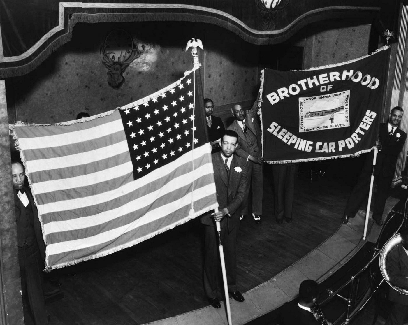 The Brotherhood of Sleeping Car Porters was the first union led by black men to - photo 5