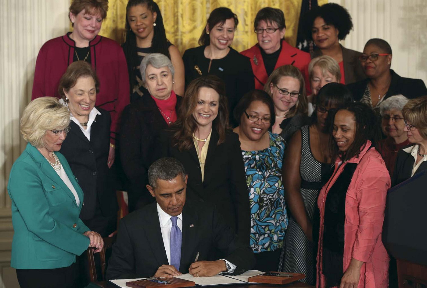 The first law President Barack Obama signed was the Lilly Ledbetter Fair Pay - photo 2