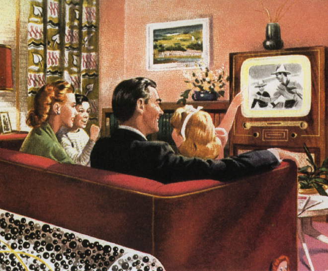 In the early 1950s only about half of all American homes had a television set - photo 2