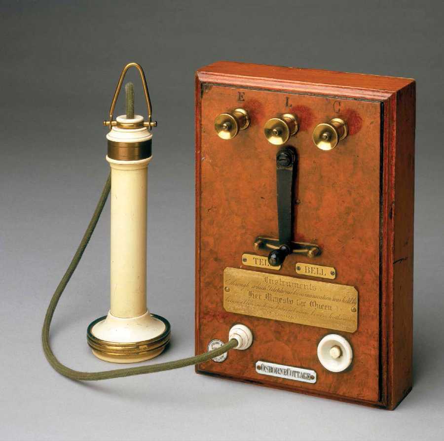 Though innovative for their time the first telephones from the 1800s barely - photo 4