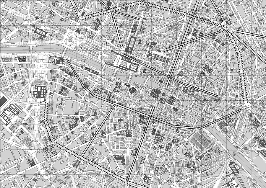 MAP 2 Central Paris 1892 highlighting eighteenth-century circuit of Grands - photo 4