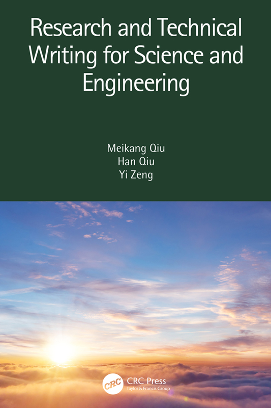 Research and Technical Writing for Science and Engineering First edition - photo 1