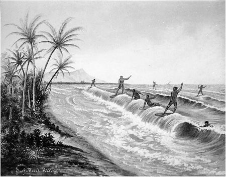 Hawaiian surfriders as depicted in 1878 by missionary Reverend J G Wood in - photo 8