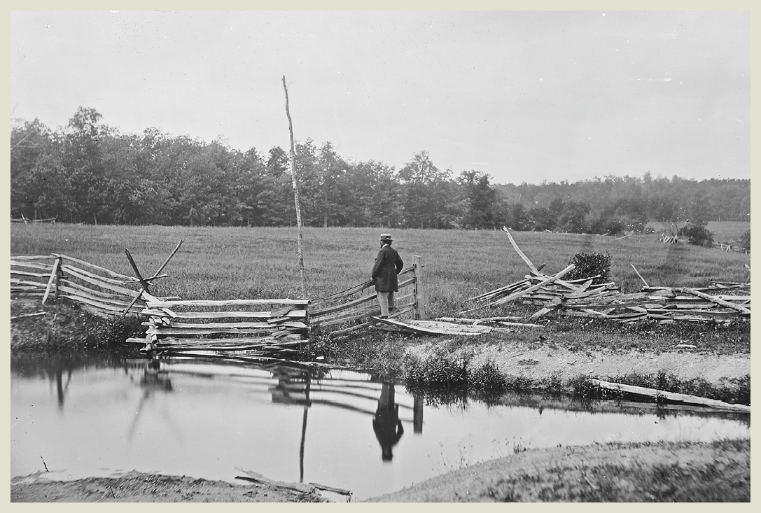 Mathew Brady posed for his camera operator in a field near Gettysburgs - photo 3